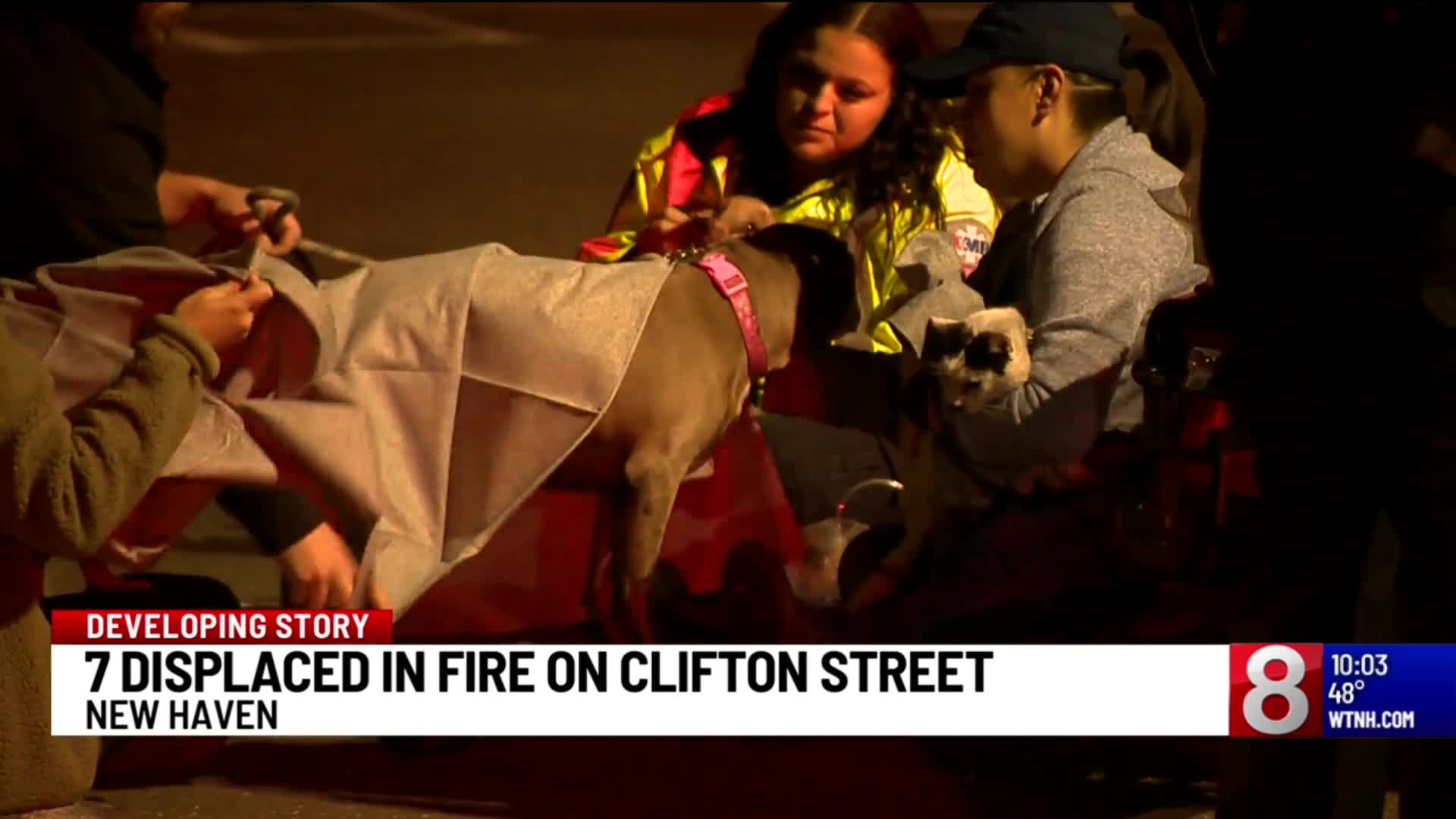 7 people displaced after basement fire in New Haven – WTNH.com