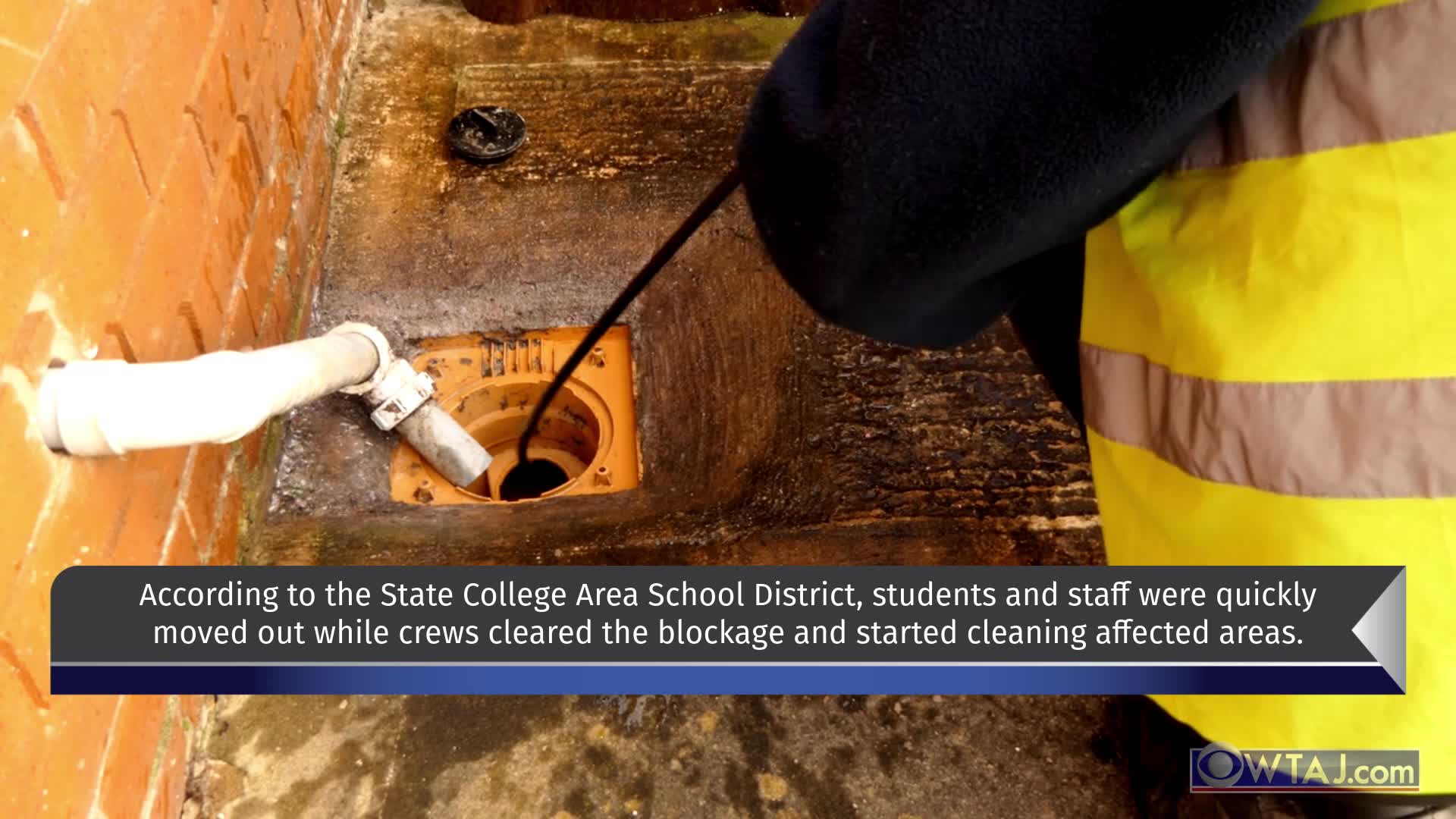 Centre County school evacuated due to sewer line problem WTAJ www
