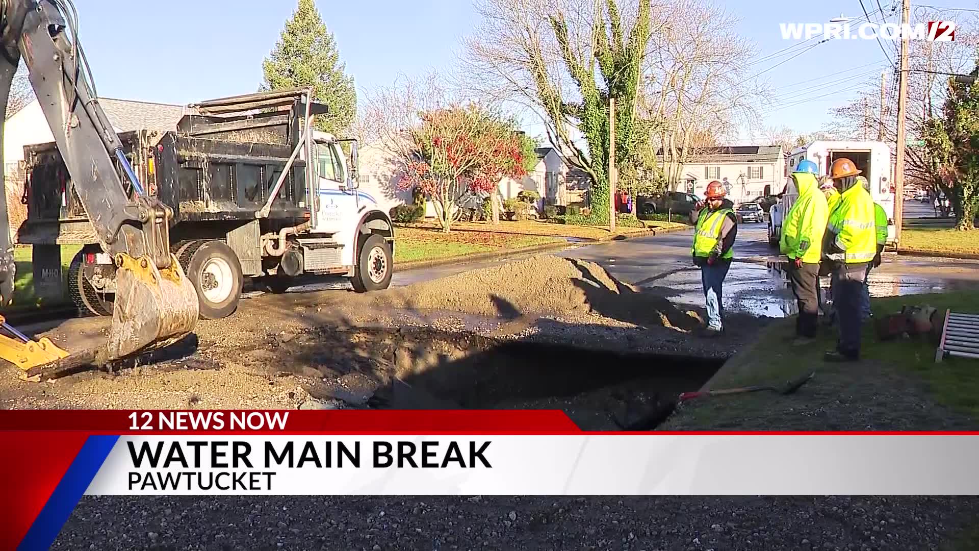VIDEO NOW: Crews respond to water main break in Pawtucket – WPRI.com