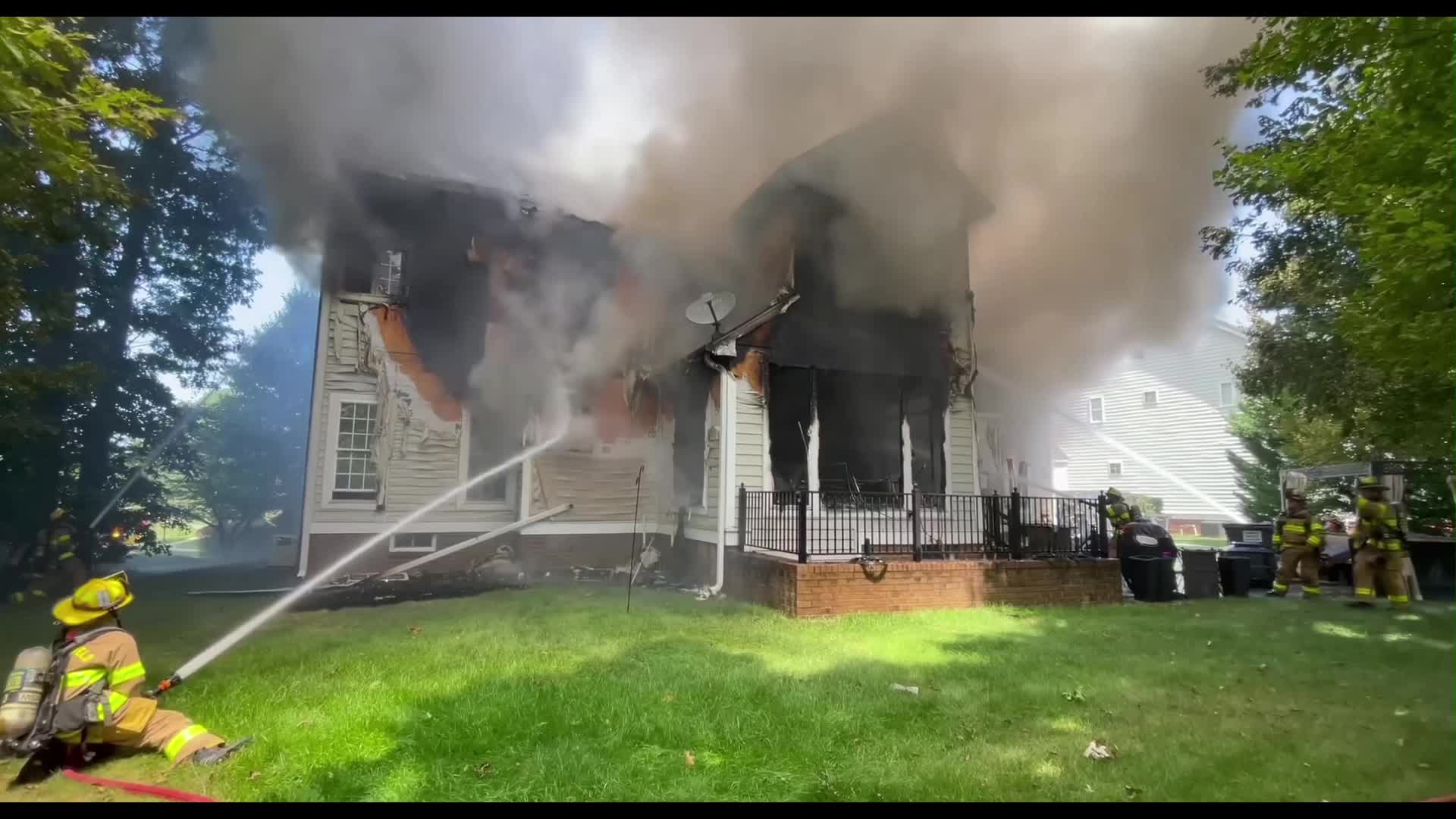 Chesterfield County Fire & EMS battle house fire on Aug. 23 – WRIC ABC ...