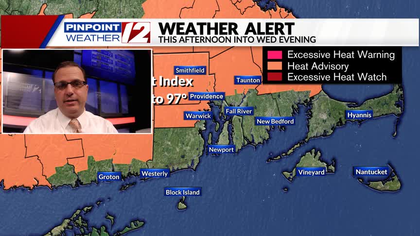 WPRI 12 Weather Now 7/9/24: Very warm and very humid again today ...