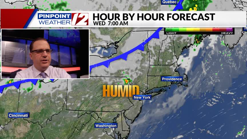 WPRI 12 Weather Now 8/28/24: Very Warm and Humid Today with an Isolated ...