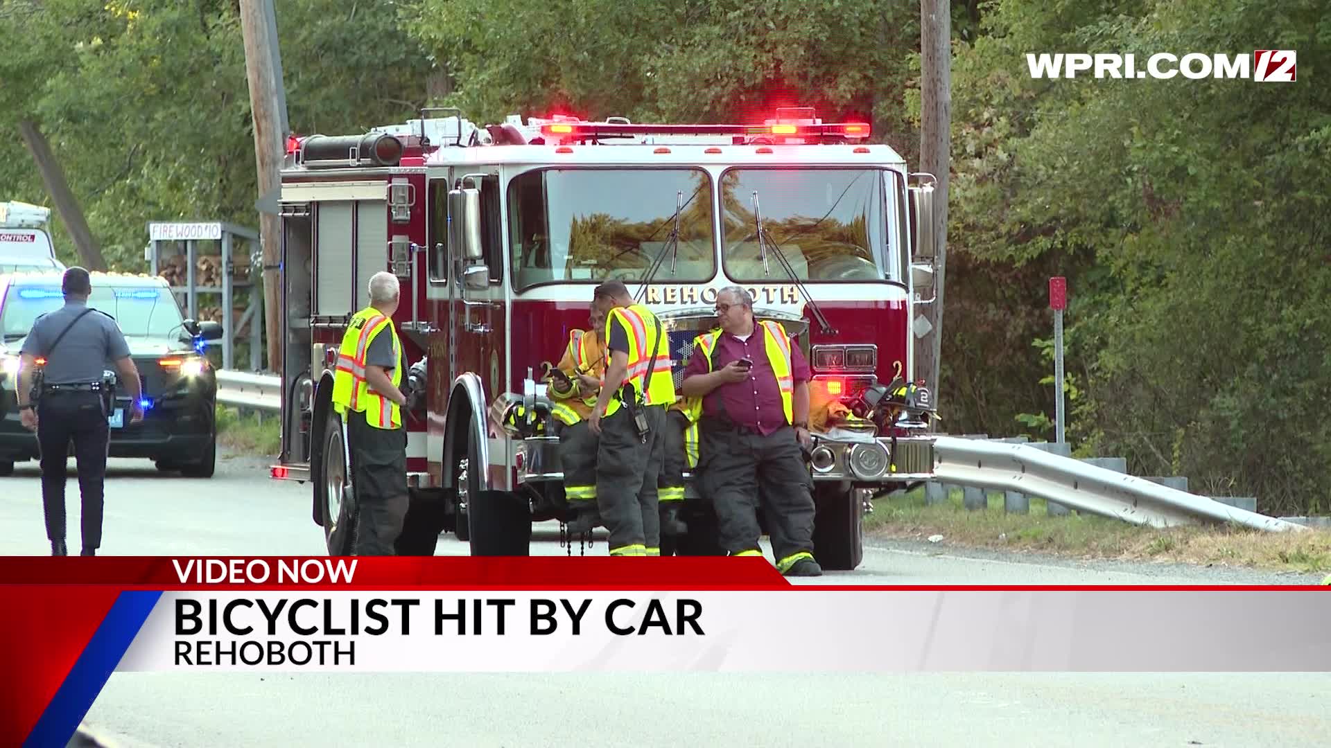 Video Now: Bicyclist hit, seriously injured by car in Rehoboth – WPRI.com